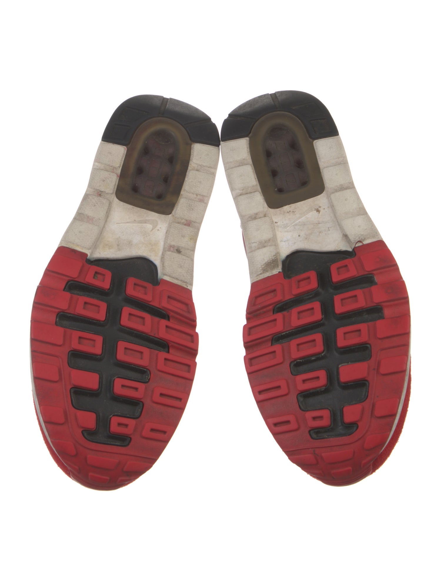 Nike Suede Colorblock Pattern Sneakers